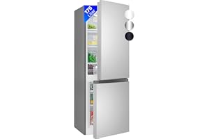 Bomann 732219 KG 322.1 / Frigorifero/Frigorifero / 122L / 53L / 156 kWh/ 4 stelle/effetto acciaio inox