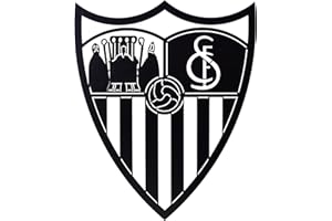 G&J HOME | Cuadro Escudo Sevilla FC Hecho Madera Natural y 1 Llavero incluido, Decoración Moderna y Original para Hogar, Oficina, Habitación, Regalo Comunion, Cumpleaños y Aficionados al Futbol