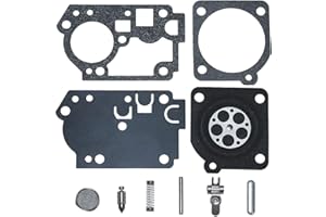 AUMEL Carburetor Rebuild Kit for ZAMA RB-156 C1U-W43 C1U-W45 Poulan BVM210VS Blower