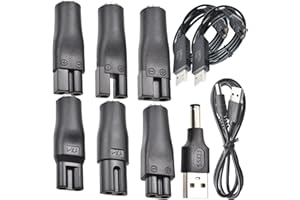 BOEEA 10 PCS Power Cord 5V Replacement Charger USB adapter Suitable for All Kinds of Electric Hair Clippers, Beard trimmers, Shavers, Beauty Instruments, Desk Lamps, Purifiers, etc. HQ8505 Cable Adapter