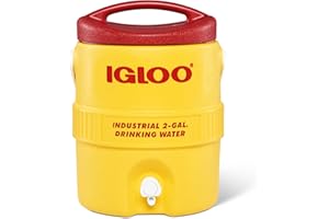 Igloo Kanister na napoje, 2 galony, izolowany kanister na wodę z kranikiem ok. 7,5 l, pojemnik na napoje, dozownik na kemping, do uprawiania sportu i spędzania wolnego czasu