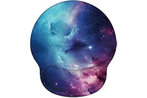 SHESHY Mouse Mat, Mouse Pads with Wrist Support, Non-slip Rubber Base,Milk Silk Fabric with comfortable, Ergonomic, Novel patterns Beautiful and Fashionable