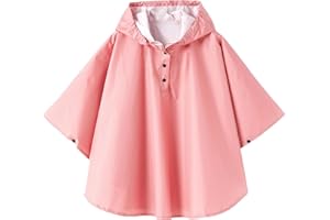 QIKADO Ponchos Impermeables Lluvia Niños Unisexo 1-12 años