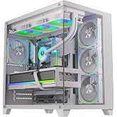 Bitfenix Polii White 850W 80+ Bronze PSU 4X120mm FRGB Fan ATX Temperli Cam Beyaz Gaming (Oyuncu) Kasa