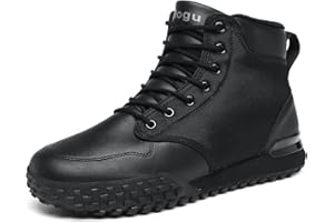 ZOEASHLEY Winter Boots Mens Waterproof Walking Boots Warm Fur Lined Womens Snow Shoes