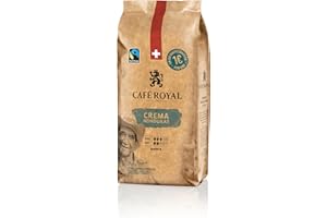 Café Royal Honduras Crema Coffee Beans 1kg - Fairtrade - Intensywność 3/5-100% Arabica z Hondurasu