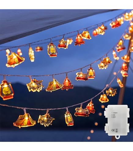 Guirlande Lumineuse à Piles Pour Chambre D'enfant - 8 Modes - Avec Minuterie - 3 M - 20 LED - Veilleuse Pour Chambre - Décoration D'anniversaire - Blanc Chaud - Étoiles