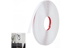 ddckj 12M Moulure Adhesive Blanc Mat Baguette de Finition Pvc Moulure Flexible Convient à Cadres de Miroirs, Fenêtres, Murs, Sols, Armoires, Plafonds, Bords de Carreaux