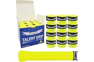 G-Lueck 27x Tennis Overgrips Talent Grip Griffband | 0,50-0,60mm Stärke | Für Squash Badminton Schläger & Golf inkl. Selbstklebendem Abschlußband | sehr griffig
