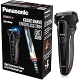 Panasonic ES-LL21-K503SH Rasoio Elettrico per Barba Wet&Dry, Rasatura Potente e Delicata, Ricaricabile, senza Fili, 3 Lame, D