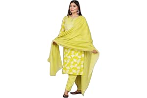 Traditional Jaipur Frauen Rayon Schöne Kurti mit schön gestalteten Plazzo zusammen mit Border Dupatta