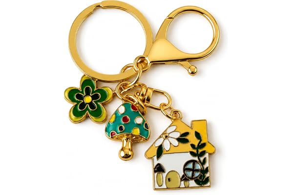 Storite Metal Keychain for Men & Women Premium Decorative Key Ring Stylish Key Holder for Car, Bike, Home & Office Keys