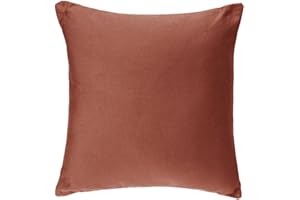 ATMOSPHERA CREATEUR D'INTERIEUR Atmosphera - Coussin déhoussable Coton - Rose Terracotta - 38x38 cm