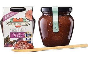 OLD SCHOOL COOKING ANTONIETA Mermelada de Higo - Mermelada Premiada Internacionalmente en Bruselas - Mermelada 100% Fruta de Producción Propia y Hecha a Mano - Sin Azúcares Añadidos - Hecho en España - 230 G