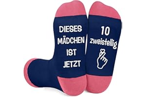 ZEACKUQ Gift Girls 10 11 18 Years, Socks Women's 35-38 Gifts for 10 11 18 Years Girls Gifts Socks with Saying Gifts for Children from 10 11 18 Years Teenager Girls Birthday