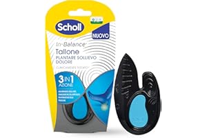 ‎DR. SCHOLL'S WORK Scholl In-Balance Pain Relief stoßdämpfende Einlegesohlen für Ferse, Ferse, Achillessehne, Größe S, Damen und Herren