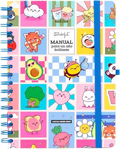 Mr. Wonderful - Agenda escolar 2026-2027 Semanal con Pegatinas y Extras – Planif