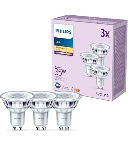 LaBlanc -8 pièces Ampoule halogène GU10, ampoule gu10 à intensité variable 50W 230V, 500lm blanc chaud 2700K, pour éclairage d'armoire, éclairage d'affichage LaBlanc -8 pièces Ampoule halogène GU10, ampoule gu10 à intensité variable 50W 230V, 500lm blanc chaud 2700K, pour éclairage d'armoire, éclairage d'affichage