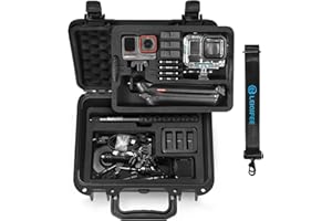 LEKUFEE Estuche Rígido Impermeable para Insta360 Ace Pro 2/Insta360 Ace Pro/Insta360 Ace cámara de acción en y Insta360 Ace Pro 2 Accesorios (Solo Maleta)