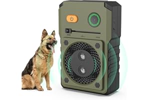 Bubbacare Anti Bell Gerät Hunde, Ultraschall Antibell für Hunde mit 3 Modi bis zu 50FT Wirksame Kontrolle Bereich, IPX4 Wasserdicht Antibell Ultraschall Gerät für den Außen und Innenbereich