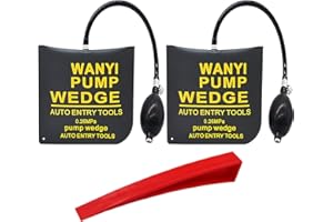 WANYI Cuña de Aire Hinchable Cuñas Air Wedge Bag Pump Inflable Puerta Bomba De Aire Cuña para nivelar, Proteger y Mover electrodomésticos, Equipos Pesados
