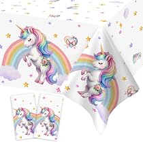 Einhorn Geburtstag Partydekoration – Komplettset Für Bis Zu 16 Personen In Pastellfarben