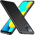 TesRank Samsung Galaxy M32 4G & M22 4G-fodral, matt yta, mjukt fodral [ultratunn] [reptålig] TPU-skyddsfodral fodral mjukt mo