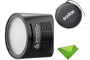 Godox H200R Ring Flash Head for AD200 AD200 Pro, 200ws Strong Power and Natural Light Effects for Godox AD200 Pocket Flash with Storage Box