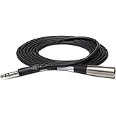 Hosa STX-105M 1/4" TRS - XLR3M Balanced Interconnect Cable, 5 Feet