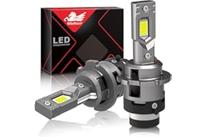 WinPower D2S Lampadina LED 35W 6340LM 6000K Bianco freddo Abbagliante Anabbagliante Xenon HID Kit di conversione, 2 pz.