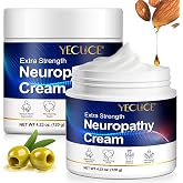 Extra Strength Neuropathy Relief Cream For Feet, Legs, Hands, 2 Packs Toes With Natural Turmeric, Ginger - Muscle And Joint D