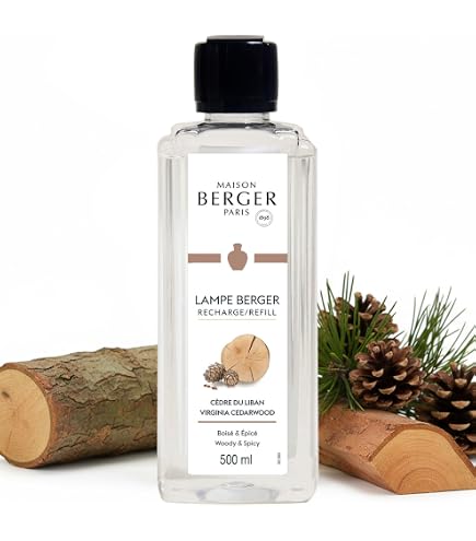 Maison Berger Paris Nachfüllflasche Raumduft Caresse De Coton – 0,5 L, Für Duftlampen, Intensiver & Langanhaltender Duft Raumparfüm Nachfüllflasche