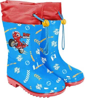 PERLETTI Ricky Zoom Stivaletti Pioggia Bambino Asilo - Stivali Azzurri  Impermeabili Acqua Bimbo Bimba Cartone Animato Ricky e Loop - Galosce  Pioggia Colorate Bambini Piccoli (Azzurro, 22/23 EU) : Amazon.it: Scarpe e  borse