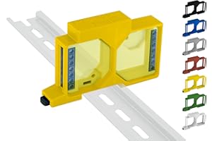 SHELLY HUTSCHIENENHALTER PW3D Hutschienenhalter/Adapter Dual für Shelly RGBW2 DIN Rail bracket (35mm) (Gelb (Prime))