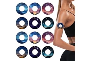 DIFLAX 12 Pezzi Cerotti Libre 2 Impermeabile - Cerotti per Sensore Freestyle Libre 2, di lunga durata, non irritanti, facili da applicare e rimuovere - ideali per sport(Non funziona con libre3)(3)
