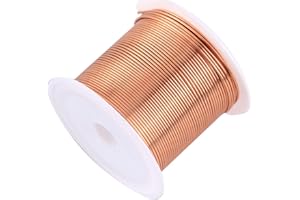 LTKJ 0,8 mm x 10 m Spule, Magnetdraht, emaillierter Kupferdraht, emaillierter Magnetwicklungsdraht, 1 Spule, natürliche Temperaturbewertung, weit verbreitet für Transformatoren, Induktivitäten