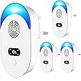 ProBagel Ultrasonic Pest Repeller, 4PCS Powerful Mouse Plug in Repellent Effective Against Mice, Rats, Mosquitoes, Spiders, Cockroaches, Mouse, Ants, and More Safe for Pets and Humans