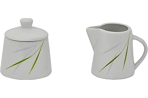 VAN WELL Set 2 pièces. Pot à lait 22 cl & Sucrier 26 cl Aviva