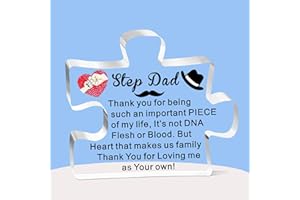 FMCC Step Dad Gifts Birthday Fathers Day Christmas Best Step Dad Bonus Dad Present Piece of My Life Acrylic