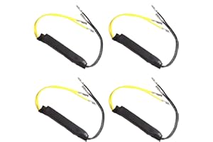 Kinstecks Motorcycle LED Flasher 4PCS 12V Motorbike Turn Signal Indicator Resistor Adaptor Flash Fix Error for Motorcycle Motorbike
