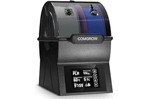 ‎COMGROW Comgrow 3D Drucker Filament Trockner Box SH02,3D Filament Speicher, hält Filamente trocken während des 3D Drucks, kompatibel mit 1.75mm/2.85mm PLA PETG PC ABS ASA, Filament Trockner, Spulenhalter