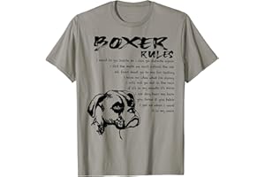 BOXER GIFTS - CLICK TO SHOW MORE! Arte disegnata a mano di cane Boxer Maglietta