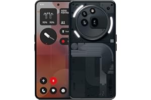 Nothing Phone (3a) Pro 256 GB – Smartphone 5G Android Libre Con eSim, 12 GB RAM, Cámara periscópica OIS de 50MP, Ultra Zoom 60x, Carga rápida a 50W y Pantalla AMOLED FHD+ 120 Hz de 6,77" - Negro