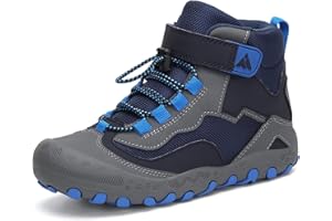 Mishansha Niños Zapatillas de Senderismo Antideslizante Ligeras Montaña Trekking Zapatos Niños Transpirables Deporte Unisex Tallas 24-38 EU