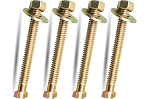 AUGREX 4 Pack Brake Cage Bolt, Cagebolt for Semi Truck, Release Bolt Cage Bolt for Air Spring Brake Chamber Repair Replaces Bendix 800921, 4 x TR800921