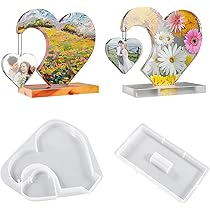 Stampo In Silicone A Forma Di Cuore Per Resina - 17.9x18.2x4.5cm, Per DIY E Decorazioni - Foto 5