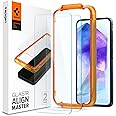 Spigen GLAStR Align Master [2 PACK] for Samsung Galaxy A55 5G Screen Protector Premium Tempered Glass Case Friendly - [2 PACK]