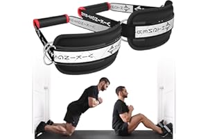 Vikingstrength VOL 2 Nordic Hamstring Curl with Extra Long Straps - Super Stability, Nordic Curl Home Equipment, glute, Hamstring, Speed and Exercise Handles, Ankle Straps and V-Strength Workout App