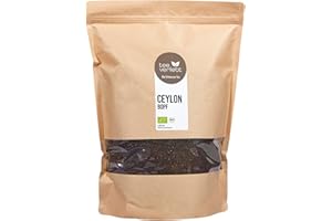 ‎TEEVERLIEBT teeverliebt Ceylon (Bopf), 1000 g Bio Schwarzer Tee, loser Feinschnitt Tee aus kontrolliert biologischem Anbau, leckerer Schwarztee, 1 kg