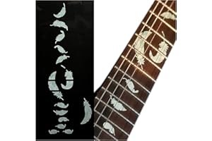 Inlaystickers Flight Feathers - Pennarelli per chitarre (White Pearl) F-320FF-WT